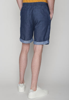 Light Denim: Sommerliche Hose aus Bio-Baumwolle für Herren [10012]