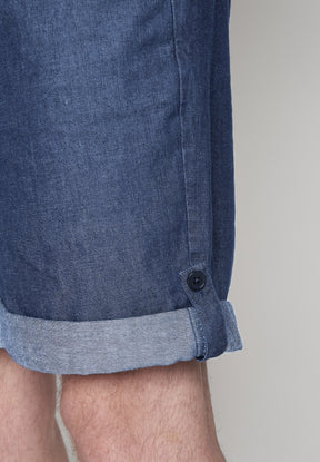 Light Denim: Sommerliche Hose aus Bio-Baumwolle für Herren [10014]