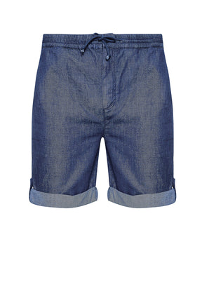 Blau:  Sommerliche Hose aus Bio-Baumwolle für Herren [10016]