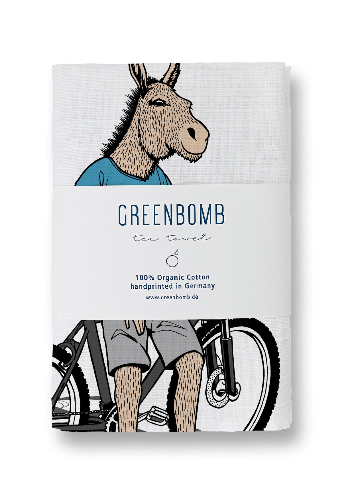 White: Praktisches Geschirrtuch aus Bio-Baumwolle für Unisex [10028]