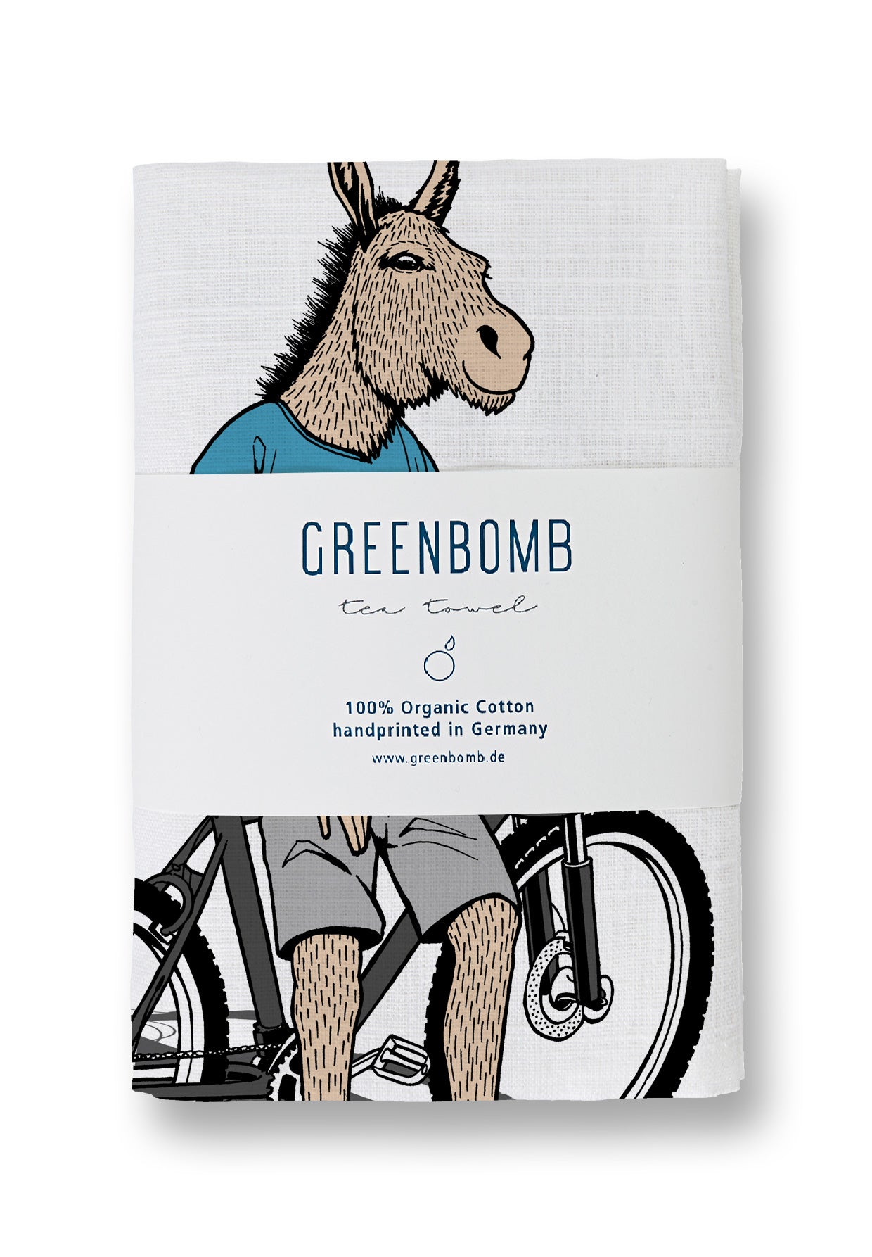 White: Praktisches Geschirrtuch aus Bio-Baumwolle für Unisex [10028]