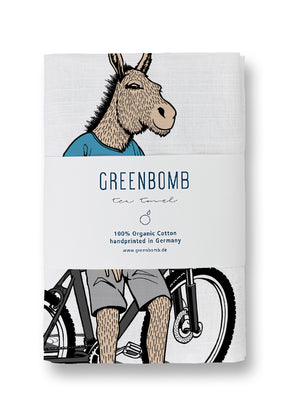 White: Praktisches Geschirrtuch aus Bio-Baumwolle für Unisex [10028]