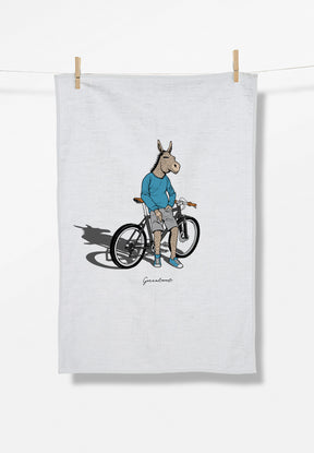 White: Praktisches Geschirrtuch aus Bio-Baumwolle für Unisex [10029]