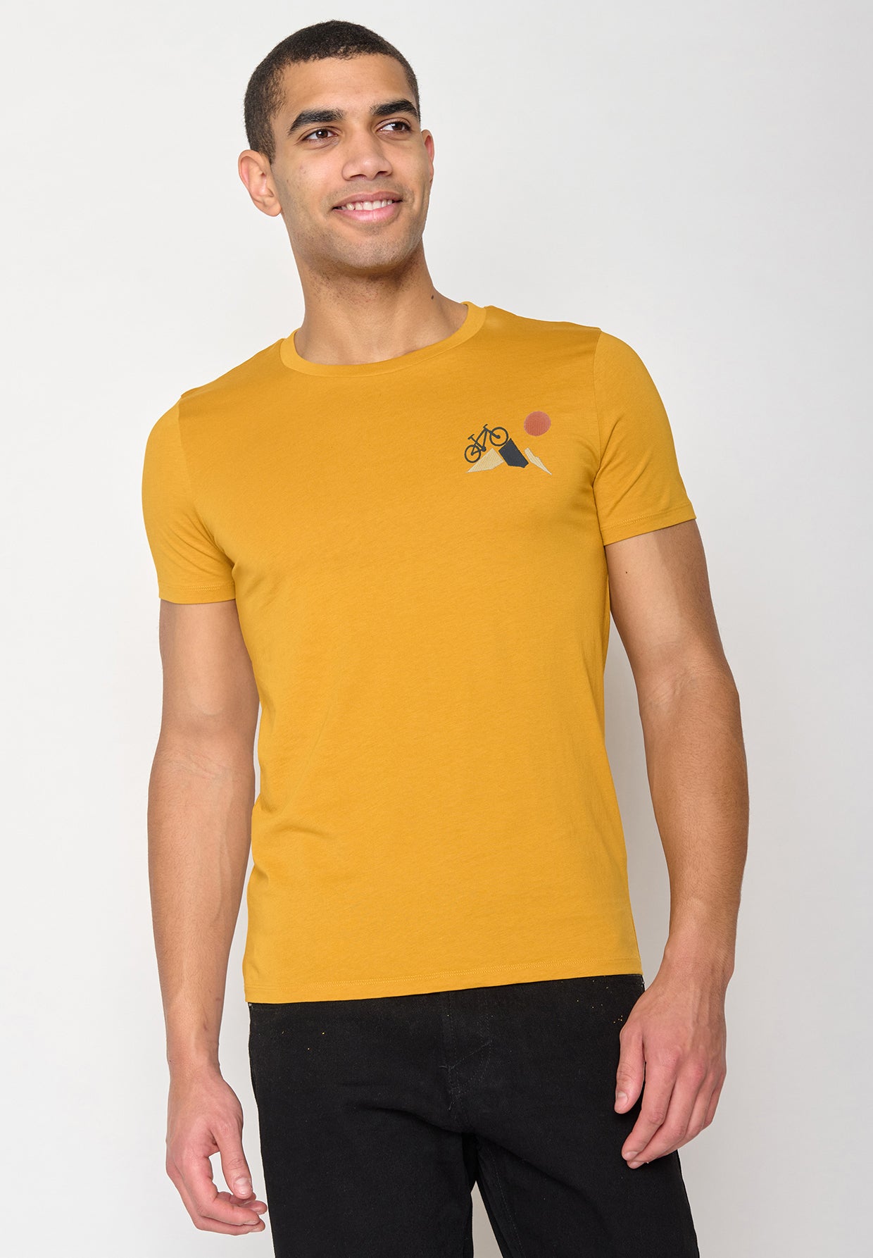 Ochre: Sportliches T-Shirt aus Bio-Baumwolle für Herren [10193]