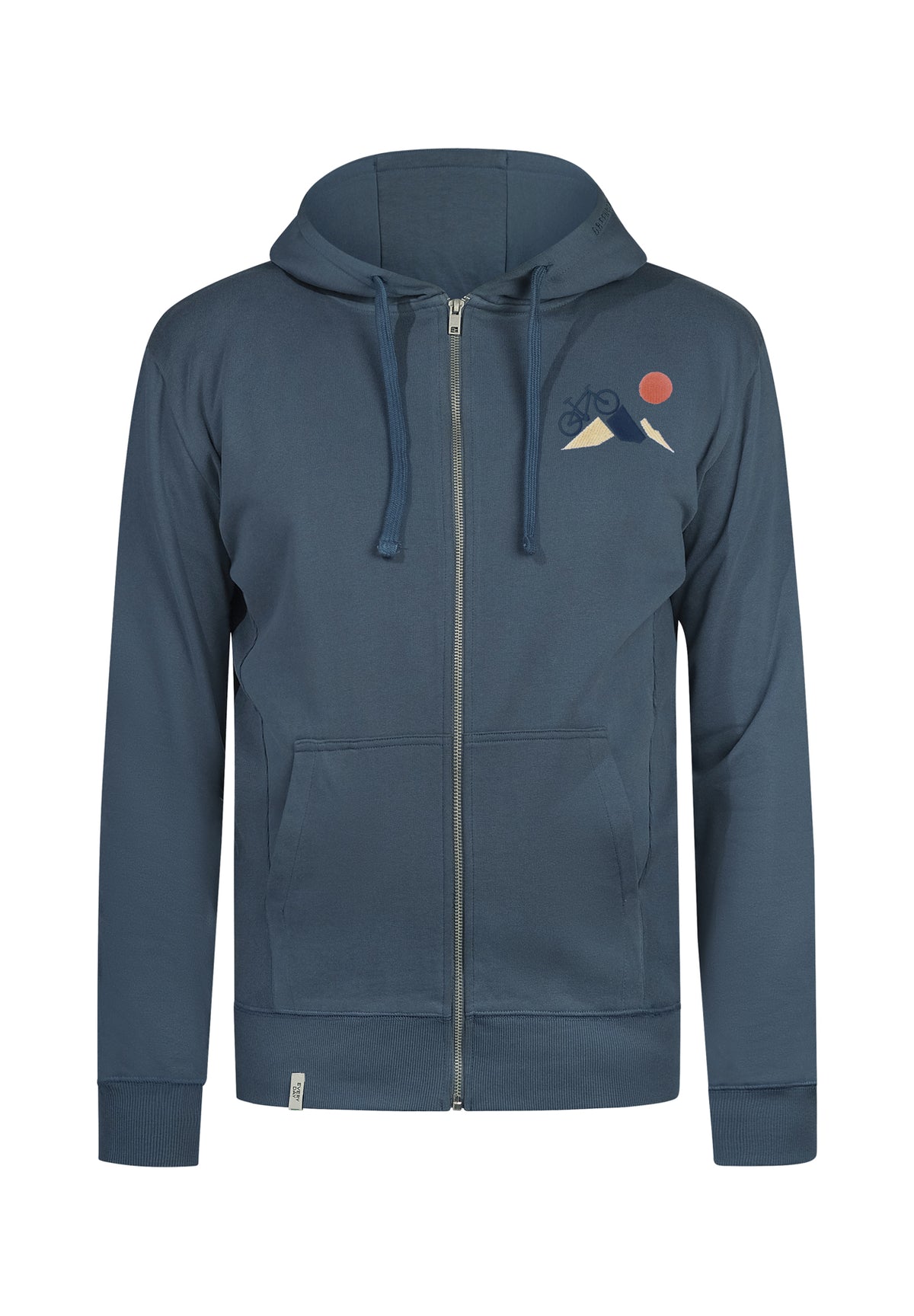 Blue Stone: Sportliche Zipjacke aus Bio-Baumwolle für Herren [10200]