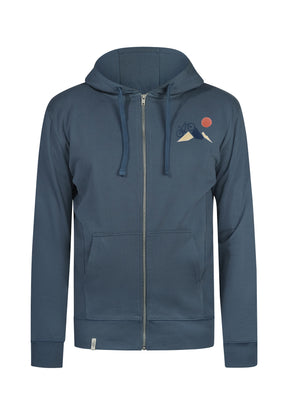 Blue Stone: Sportliche Zipjacke aus Bio-Baumwolle für Herren [10200]