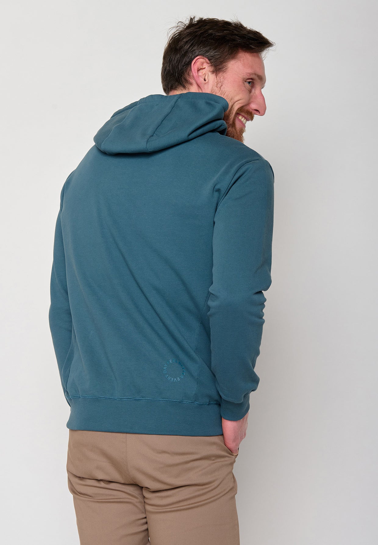 Blue Stone: Sportliche Zipjacke aus Bio-Baumwolle für Herren [10203]