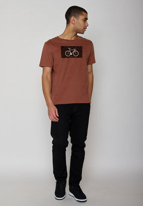 Nutmeg: Lässiges Oversize-T-Shirt aus Bio-Baumwolle für Herren [10218]
