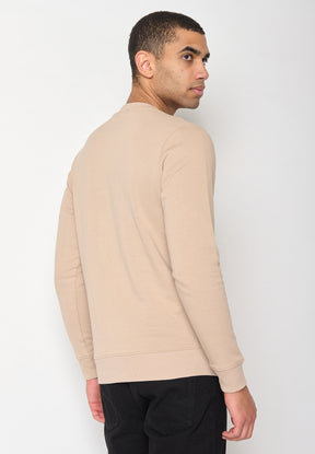Latte: Gemütliches Sweatshirt aus Bio-Baumwolle für Herren [10268]