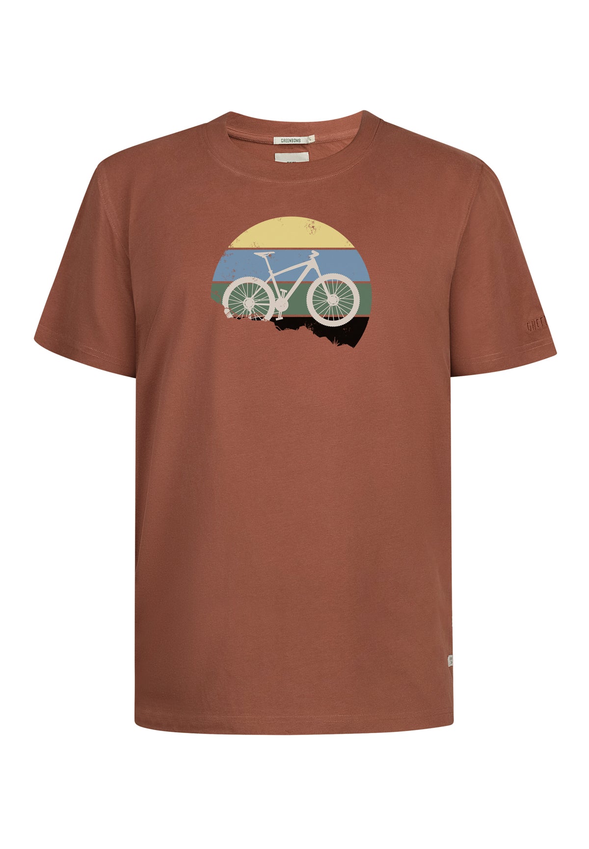 Nutmeg: Lässiges Oversize-T-Shirt aus Bio-Baumwolle für Herren [10270]