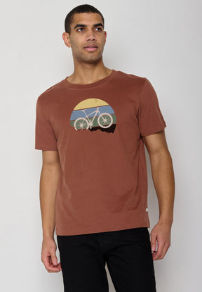 Nutmeg: Lässiges Oversize-T-Shirt aus Bio-Baumwolle für Herren [10275]