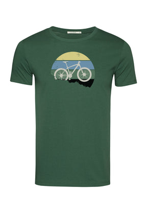 Bottle Green: Sportliches T-Shirt aus Bio-Baumwolle für Herren [10281]