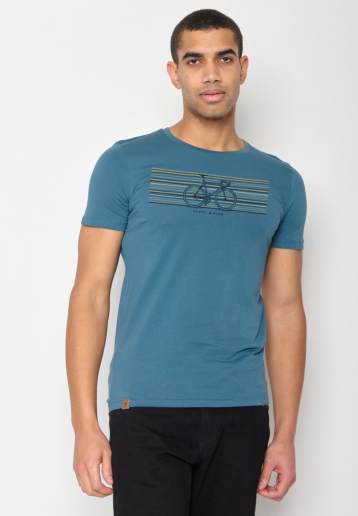 Blue Stone: Sportliches T-Shirt aus Bio-Baumwolle für Herren [10334]