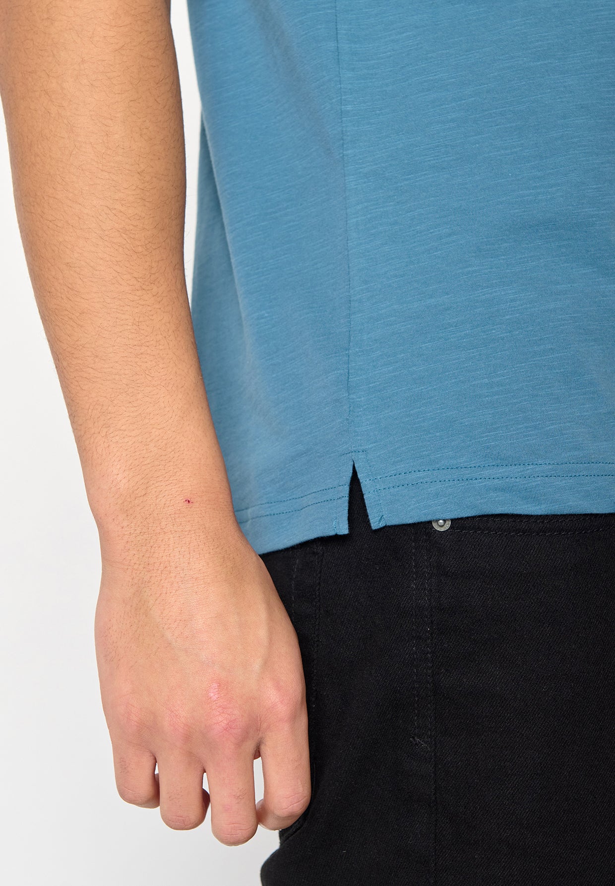 Steelblue: Lässiges T-Shirt aus Bio-Baumwoll Mix für Herren [10416]