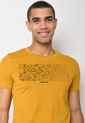 Ochre: Sportliches T-Shirt aus Bio-Baumwolle für Herren [10468]