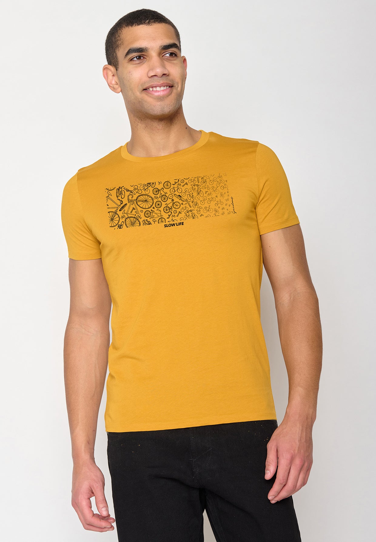 Ochre: Sportliches T-Shirt aus Bio-Baumwolle für Herren [10470]