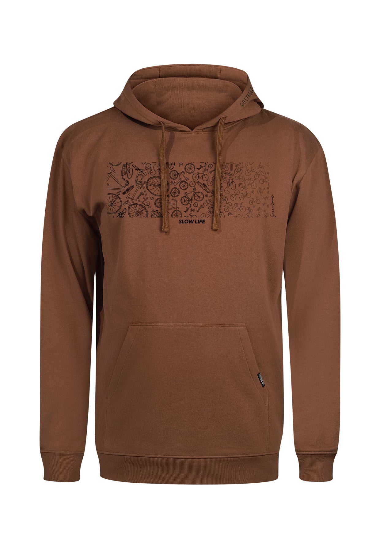 Rot:  Gemütlicher Hoodie aus Bio-Baumwolle für Herren [10471]