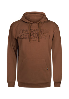 Rot:  Gemütlicher Hoodie aus Bio-Baumwolle für Herren [10471]