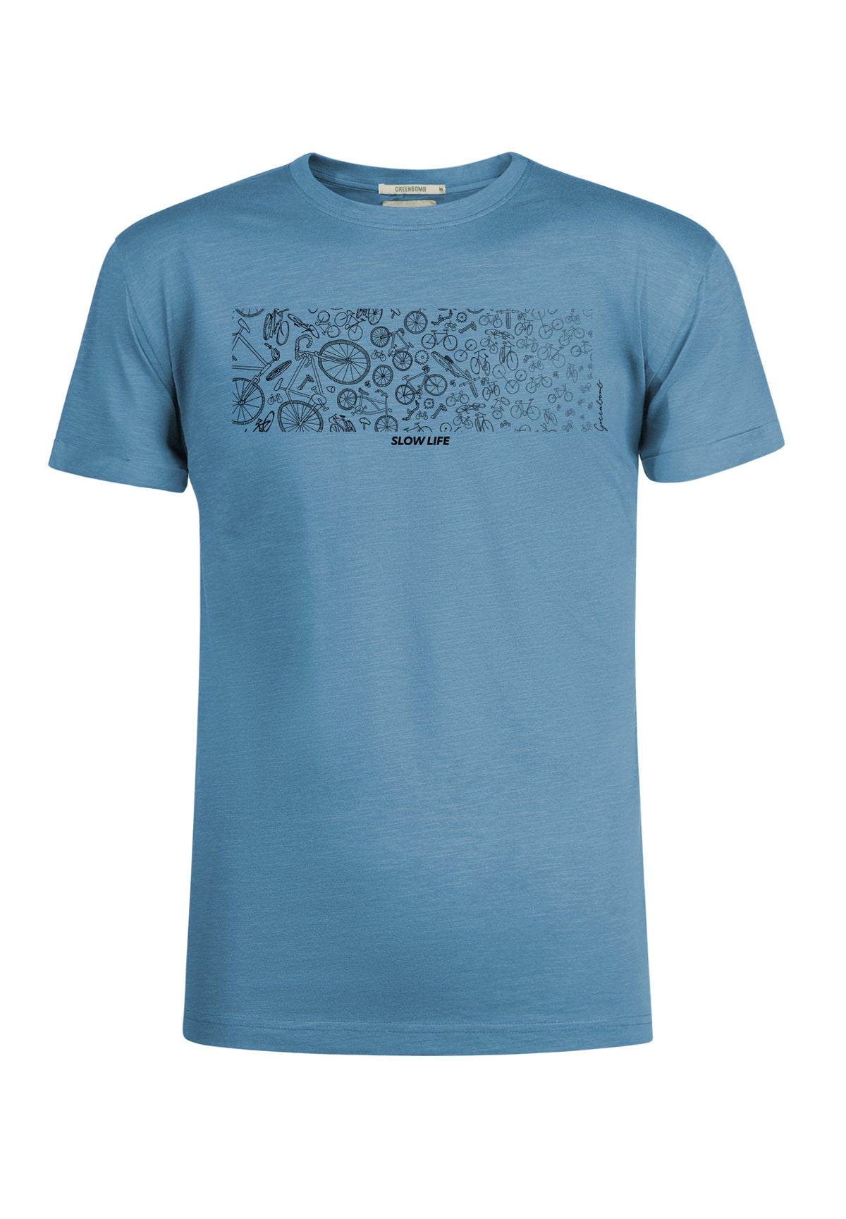 Steelblue: Lässiges T-Shirt aus Bio-Baumwoll Mix für Herren [10476]