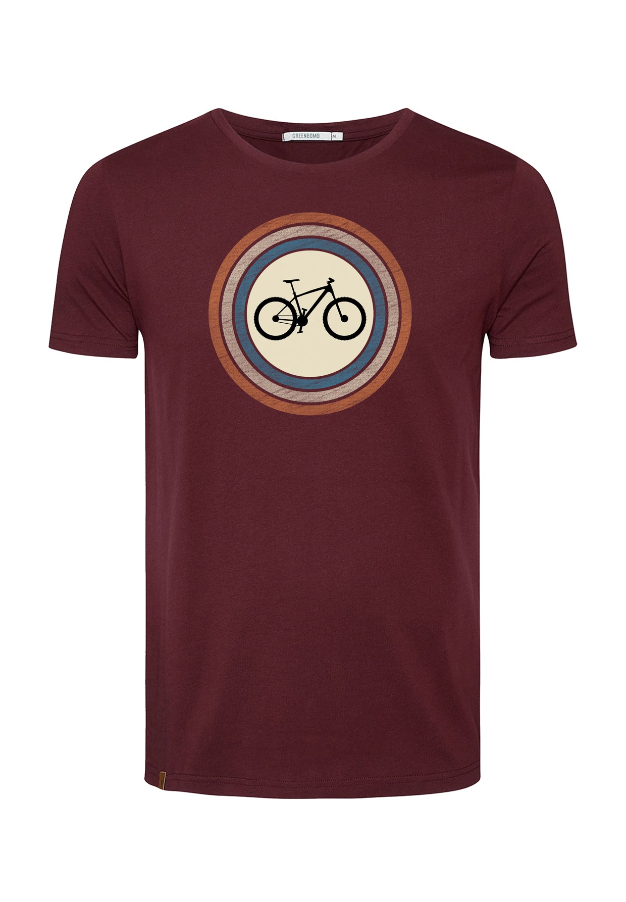 Rot:  Sportliches T-Shirt aus Bio-Baumwolle für Herren [10492]