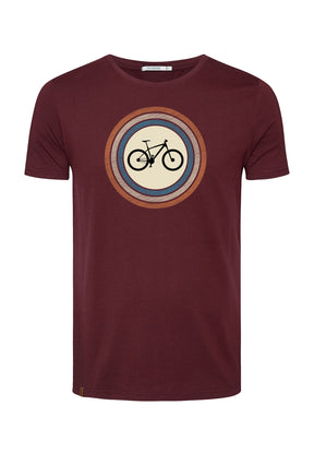 Rot:  Sportliches T-Shirt aus Bio-Baumwolle für Herren [10492]
