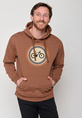 Wood Bark: Gemütlicher Hoodie aus Bio-Baumwolle für Herren [10501]