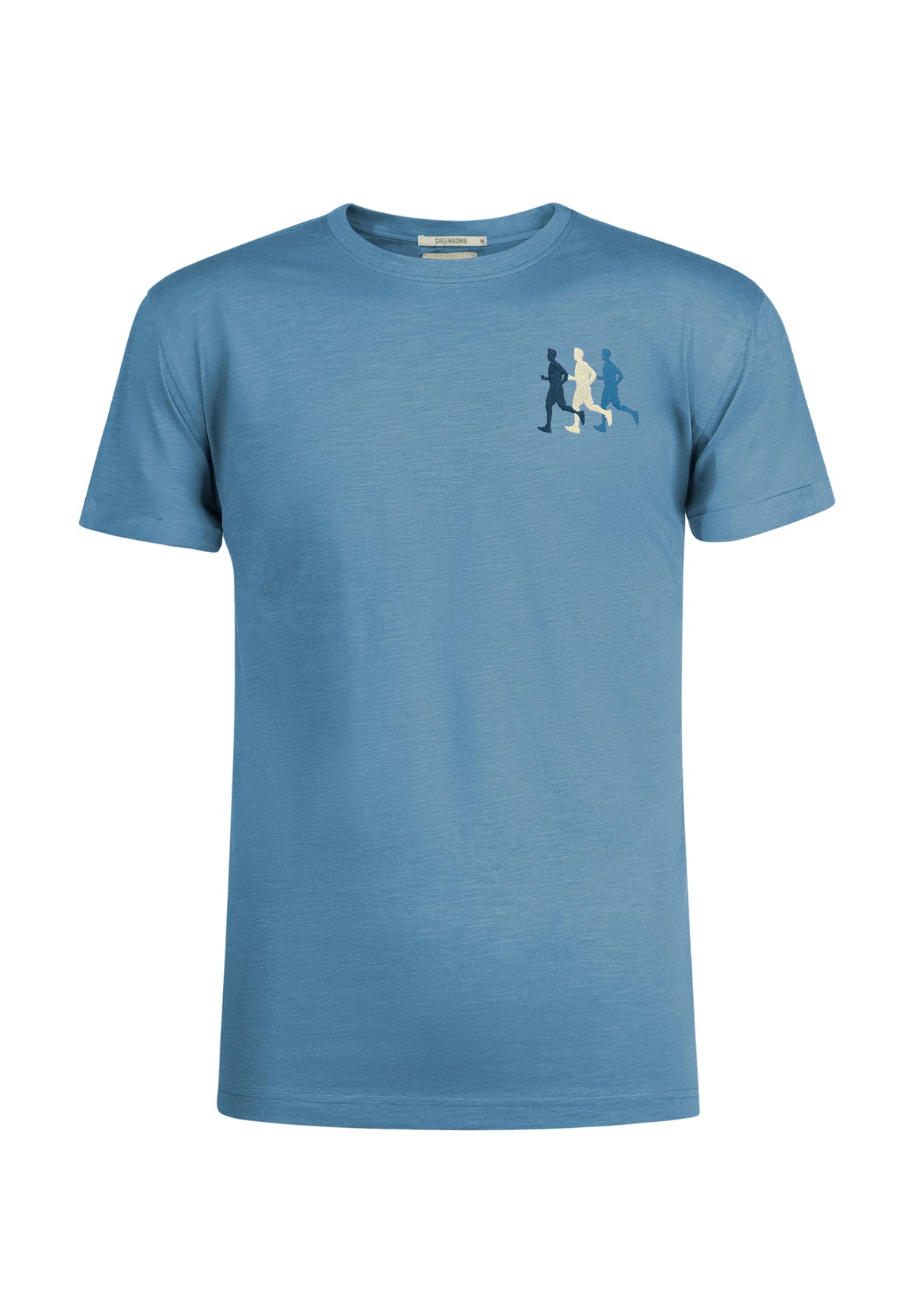 Steelblue: Lässiges T-Shirt aus Bio-Baumwoll Mix für Herren [10535]