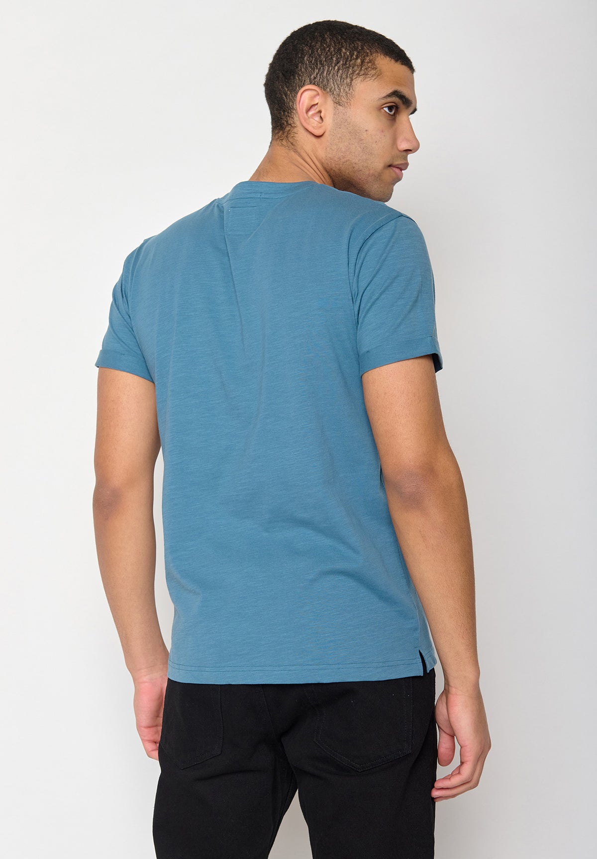 Steelblue: Lässiges T-Shirt aus Bio-Baumwoll Mix für Herren [10538]