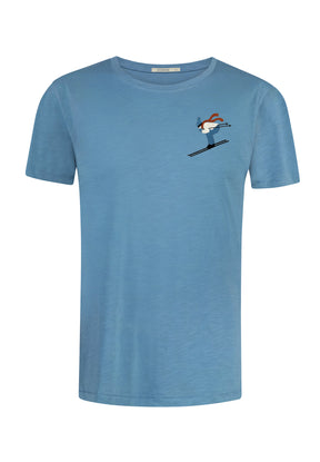 Steelblue: Sportliches T-Shirt aus Bio-Baumwolle für Herren [10559]