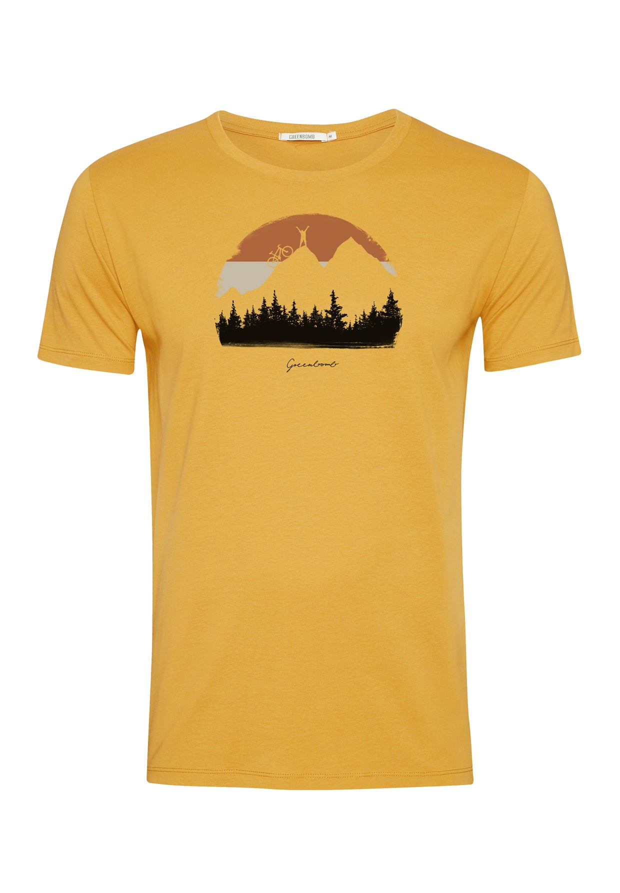 Gelb:  Sportliches T-Shirt aus Bio-Baumwolle für Herren [10604]