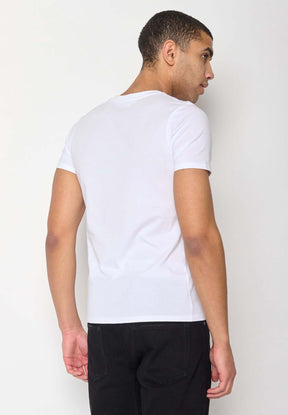 Weiß:  Sportliches T-Shirt aus Bio-Baumwolle für Herren [10665]