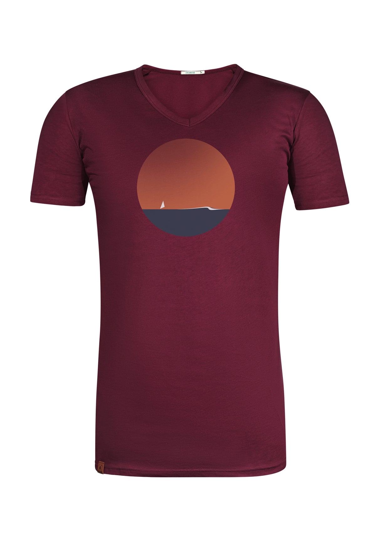Velvet Rain: Lässiges T-Shirt aus Bio-Baumwolle für Herren [10667]