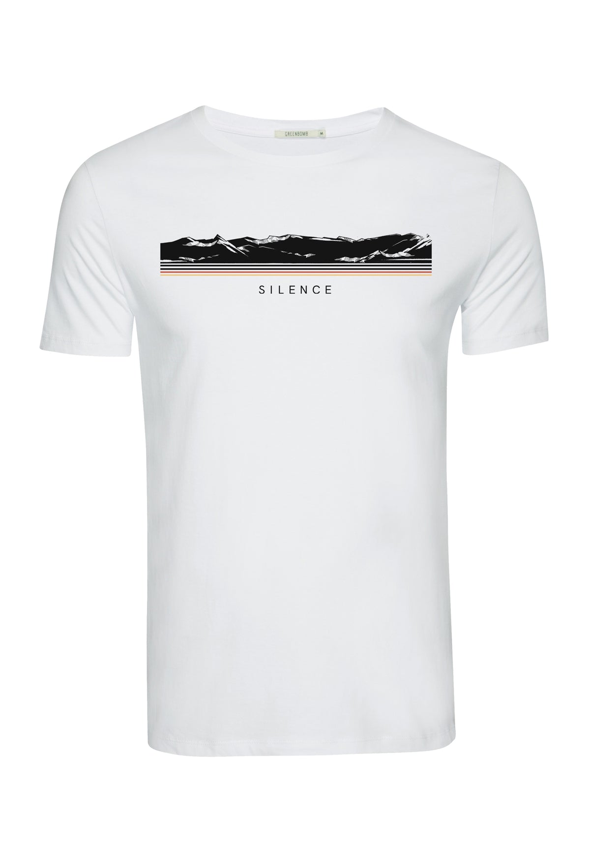 White: Sportliches T-Shirt aus Bio-Baumwolle für Herren [10746]