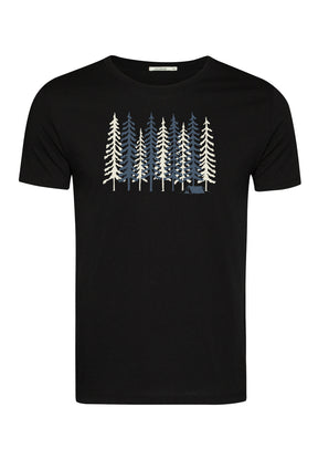 Schwarz:  Sportliches T-Shirt aus Bio-Baumwolle für Herren [10805]