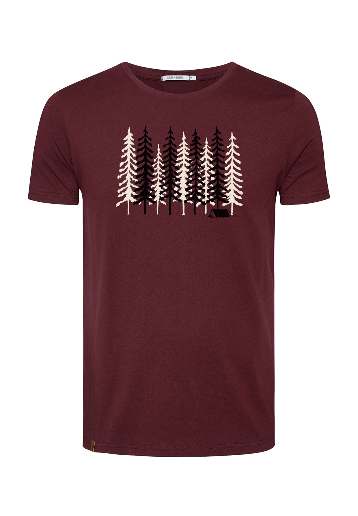 Rot:  Sportliches T-Shirt aus Bio-Baumwolle für Herren [10810]