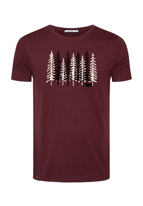 Rot:  Sportliches T-Shirt aus Bio-Baumwolle für Herren [10810]