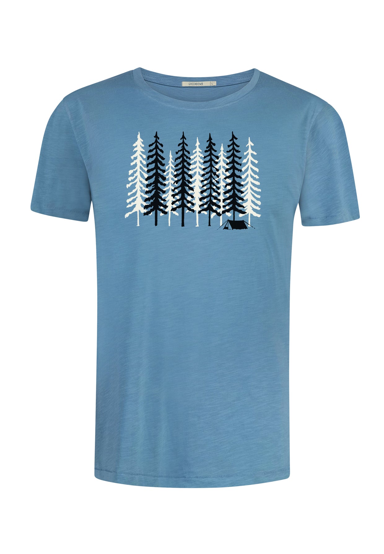 Steelblue: Sportliches T-Shirt aus Bio-Baumwolle für Herren [10821]