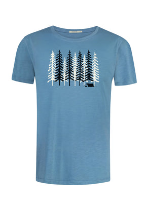 Steelblue: Sportliches T-Shirt aus Bio-Baumwolle für Herren [10821]