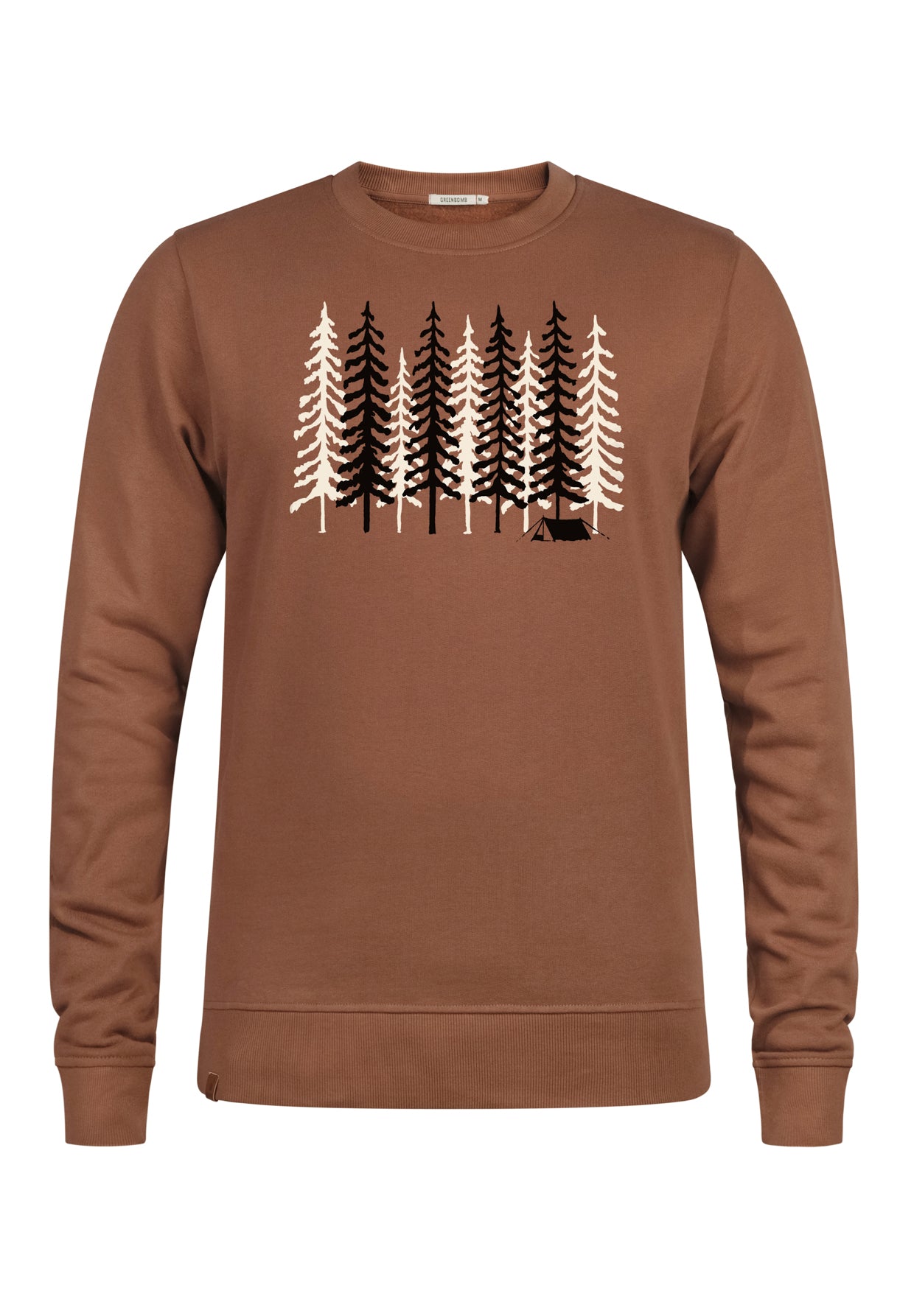 Wood Bark: Gemütliches Sweatshirt aus Bio-Baumwolle für Herren [10826]