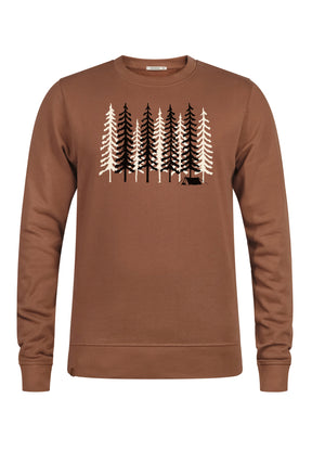 Wood Bark: Gemütliches Sweatshirt aus Bio-Baumwolle für Herren [10826]