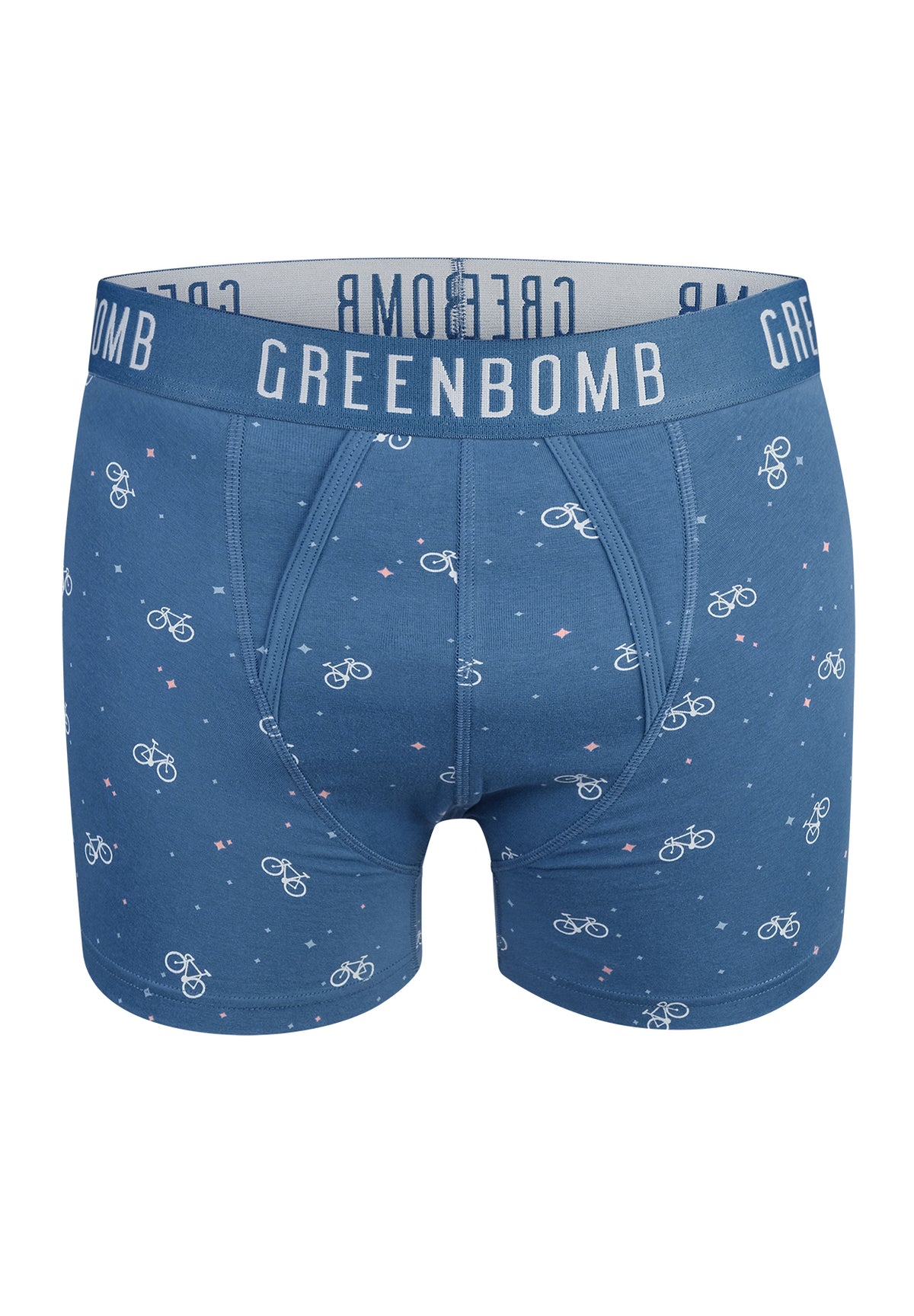 Blue Mix: Gemütliche Trunk aus Bio-Baumwoll Mix für Herren [10842]