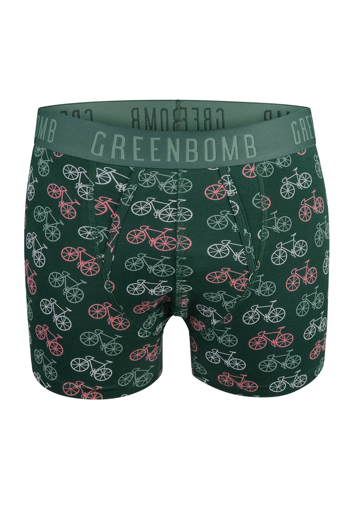Dark Green: Gemütliche Trunk aus Bio-Baumwoll Mix für Herren [10844]