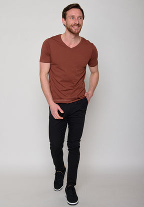 Nutmeg: Lässiges T-Shirt aus Bio-Baumwolle für Herren [10862]