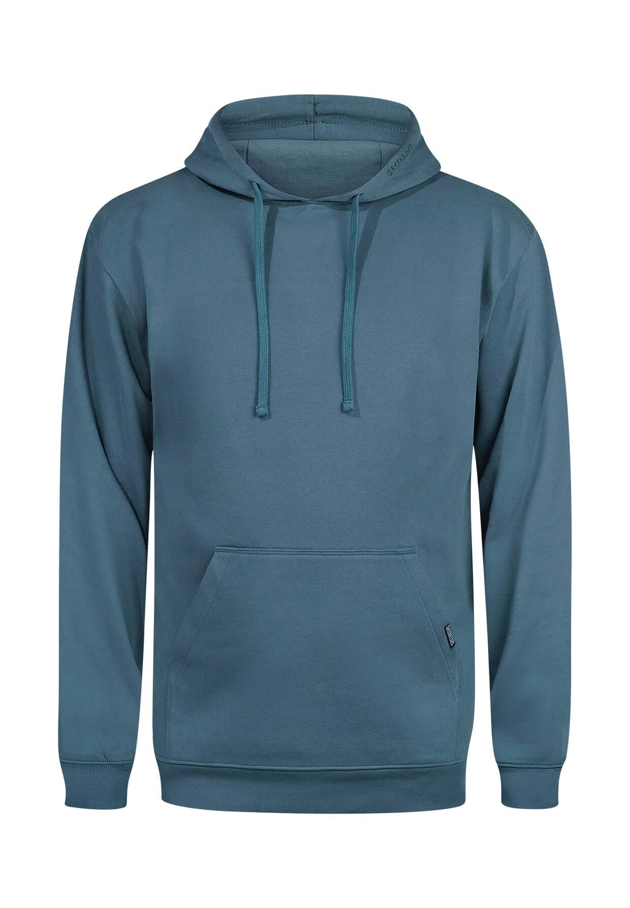 Blau:  Gemütlicher Hoodie aus Bio-Baumwolle für Herren [11108]