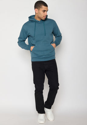 Blue Stone: Gemütlicher Hoodie aus Bio-Baumwolle für Herren [11111]