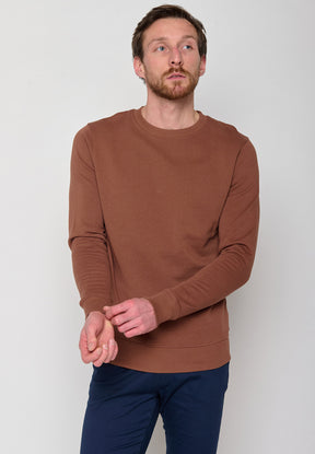 Wood Bark: Gemütliches Sweatshirt aus Bio-Baumwolle für Herren [11127]