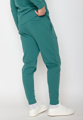 Jungle Green: Gemütliche Jogginghose aus Bio-Baumwolle für Herren [11136]