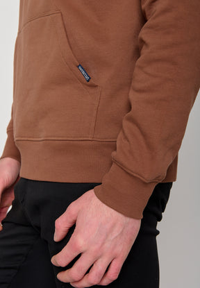 Wood Bark: Gemütlicher Hoodie aus Bio-Baumwolle für Herren [11164]