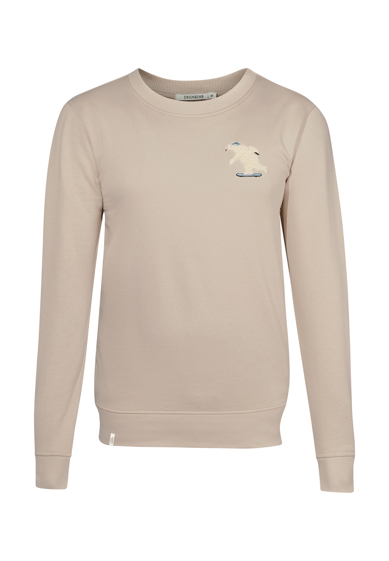 Latte: Gemütliches Sweatshirt aus Bio-Baumwolle für Herren [11171]