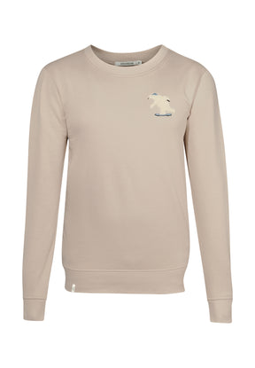 Latte: Gemütliches Sweatshirt aus Bio-Baumwolle für Herren [11171]